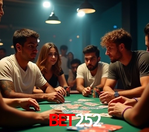 Interface moderna da plataforma Bet252